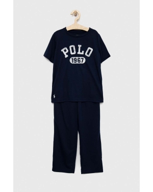 Polo Ralph Lauren piżama dziecięca kolor granatowy
