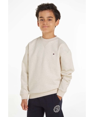Tommy Hilfiger sweter dziecięcy kolor beżowy lekki