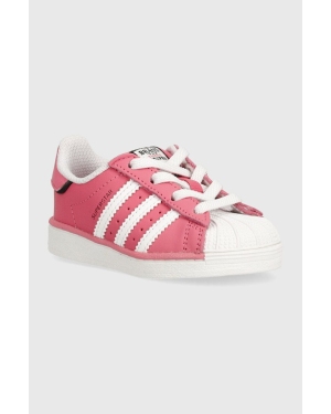 adidas Originals sneakersy dziecięce SUPERSTAR kolor różowy