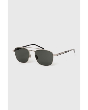 Saint Laurent okulary przeciwsłoneczne kolor srebrny SL 665