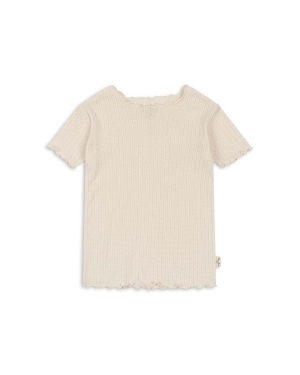 Konges Sløjd t-shirt bawełniany dziecięcy kolor biały