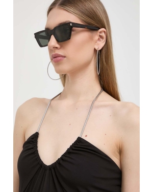 Saint Laurent okulary przeciwsłoneczne damskie kolor brązowy SL 633 CALISTA