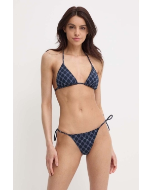 Emporio Armani Underwear dwuczęściowy strój kąpielowy kolor granatowy lekko usztywniona miseczka 262740 4R331