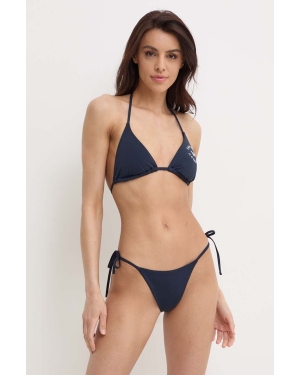 Emporio Armani Underwear dwuczęściowy strój kąpielowy kolor granatowy lekko usztywniona miseczka 262740 4R306