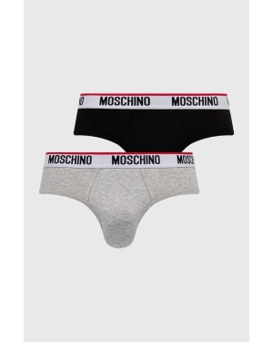 Moschino Underwear slipy 2-pack męskie kolor szary 241V1A13924300