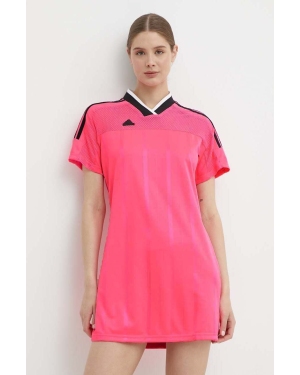 adidas sukienka TIRO kolor różowy mini prosta IS0732